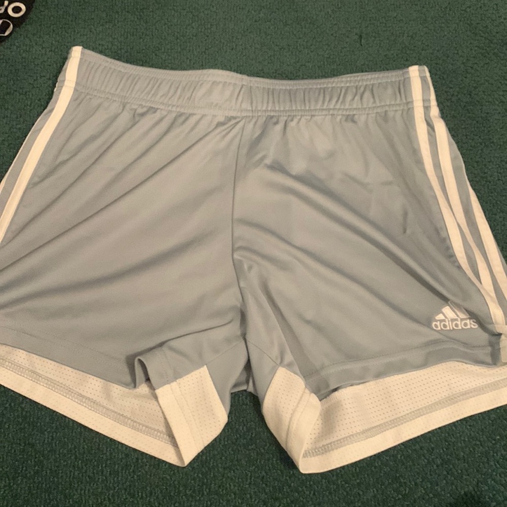 Grey adidas shorts